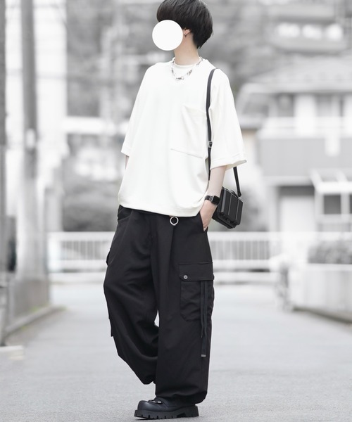 CLAP clapドットドルマンTシャツMサイズ黒　試着のみ未使用品 DOOPZ tシャツ VISCOSE DOLMAN T-SHIRT - ビスコースドルマンT