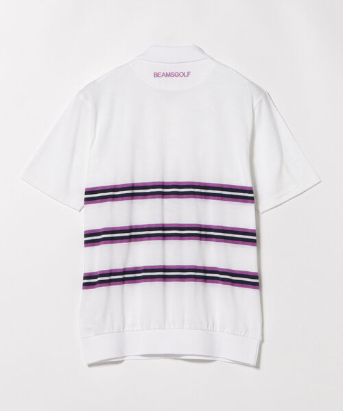 BEAMS GOLF 「BEAMS GOLF」 半袖ポロシャツ LARGE ホワイト