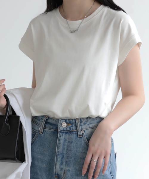 SUNFLOWER EIGHT（サンフラワーエイト） tシャツ シンプルフレンチ