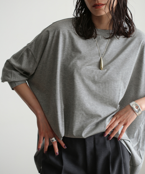 tシャツ 「追加2」リヨセルドルマンプルオーバー レディース