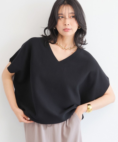 【新品タグ付き】BARNYARDSTORM カシミア混 Vネックニット BARNYARDSTORM ニット セーター / Vネックホールガーメント