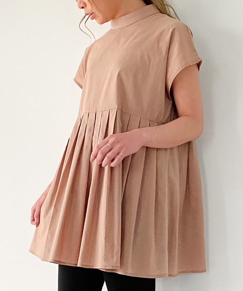 「JUNOAH」 ノースリーブチュニック MEDIUM ホワイト レディース
