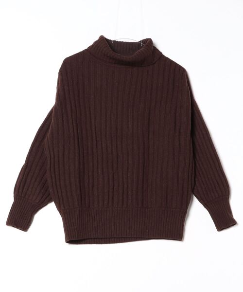 chere iena タートルネックニット - ブラウン レディース : ZOZOTOWN
