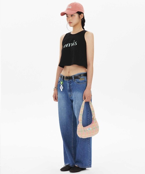 emis ワイドパンツ ジーンズ デニム デニムパンツ (UNISEX) ANKLE 