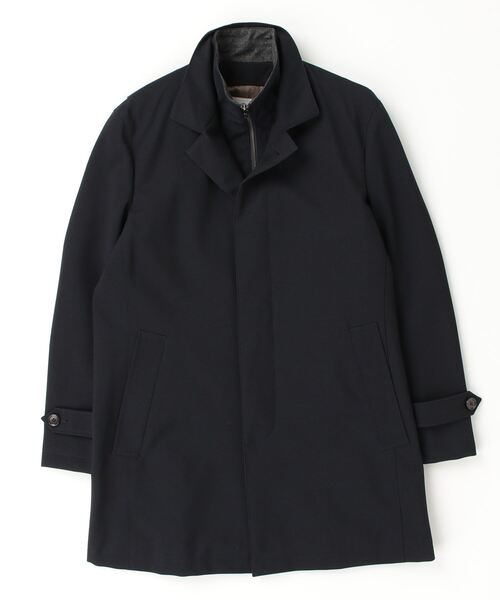 BEAMS HEART（ビームス ハート） ステンカラーコート SMALL ネイビー