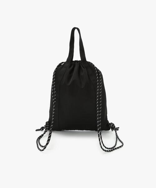 Anies b. 正規品2wayリュック　ショルダーバック　ナイロン　ブラック ナイロン2WAYバッグ ｜To b. by agnès b.（トゥービー バイ