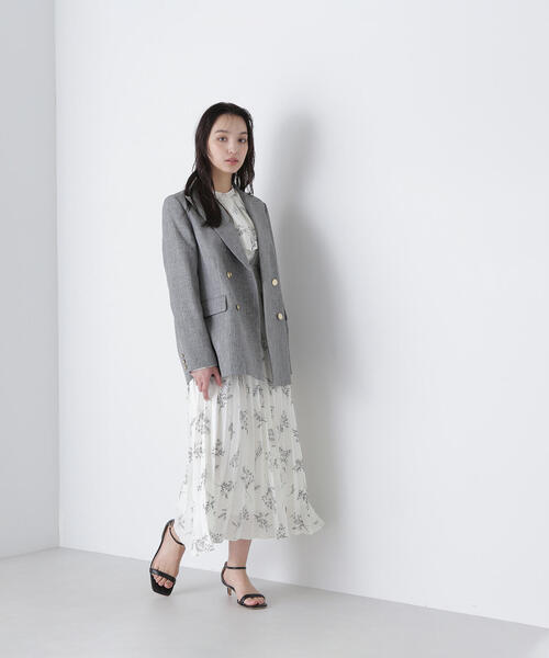 NATURAL BEAUTY BASIC ネイビー テーラードジャケット N.（N. Natural Beauty Basic）｜エヌ（エヌ ナチュラル