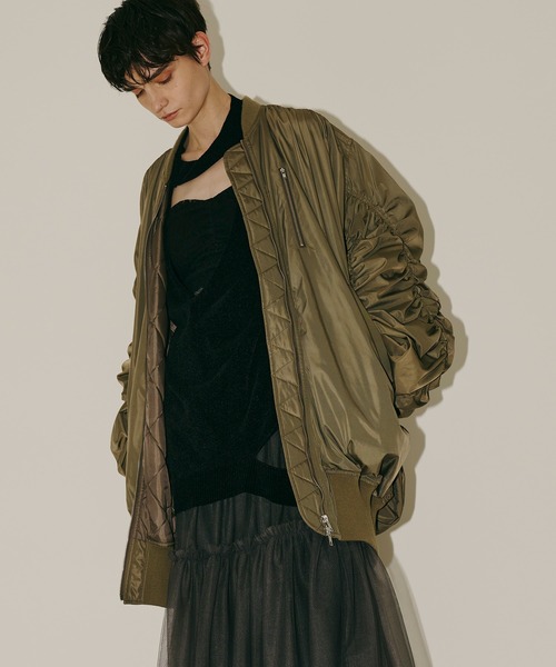 LA BELLE ETUDE（ラベルエチュード） ブルゾン FREE カーキ レディース