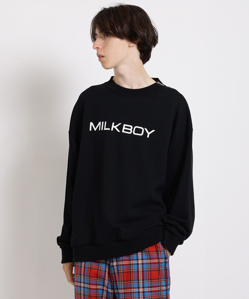 MILKBOY（ミルクボーイ） トレーナー スウェット ZIP LOGO スウェット