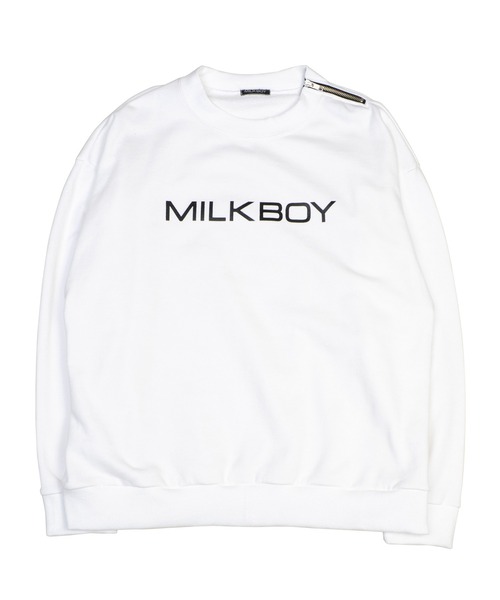 MILKBOY（ミルクボーイ） トレーナー スウェット ZIP LOGO スウェット