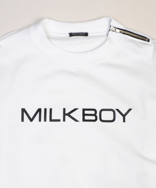 MILKBOY（ミルクボーイ） トレーナー スウェット ZIP LOGO スウェット
