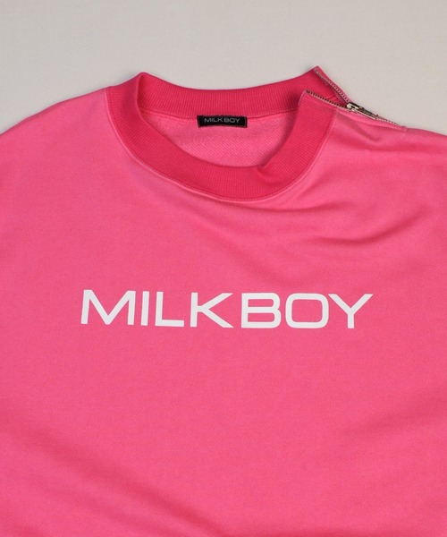 タグ付き milkboy ドーナツトレーナー ミルク MILKBOY - MILKBOY ドーナツ柄 パーカー 八乙女光 最上もが ミルク
