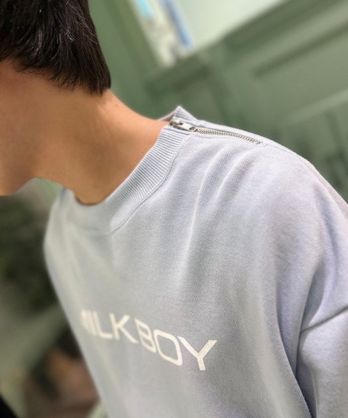MILKBOY（ミルクボーイ） トレーナー スウェット ZIP LOGO スウェット