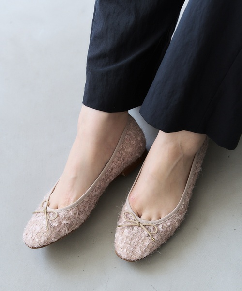 LE TALON（ル タロン） バレエシューズ パンプス フリンジスパンコール