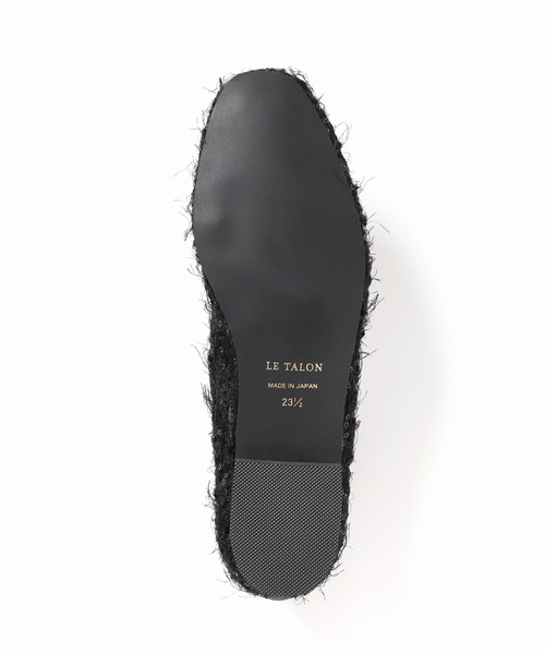 LE TALON（ル タロン） バレエシューズ パンプス フリンジスパンコール