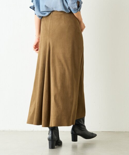 BEARDSLEY（ビアズリー） スカート スエードバックテールスカート