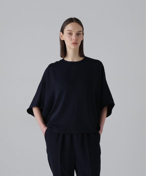 美品✳︎アドーア ADORE ソフトメモリータフタブラウス リボン ボリューム袖 美品✳︎アドーア ADORE ソフトメモリータフタブラウス リボン