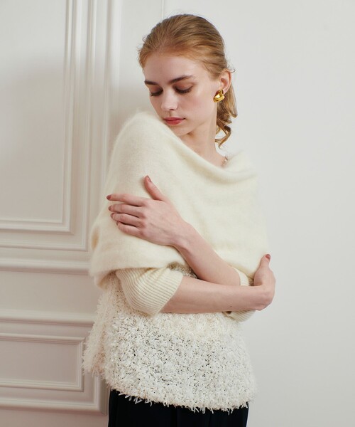 LOULOU WILLOUGHBY（ルルウィルビー） マフラー ストール 「LOULOU