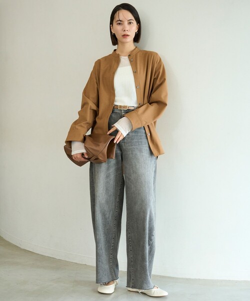 美品【UNFILO DENIM】バレルレッグデニム XXL UNFILO（アンフィーロ） ワイドパンツ パンツ 「UNFILO DENIM」撥水