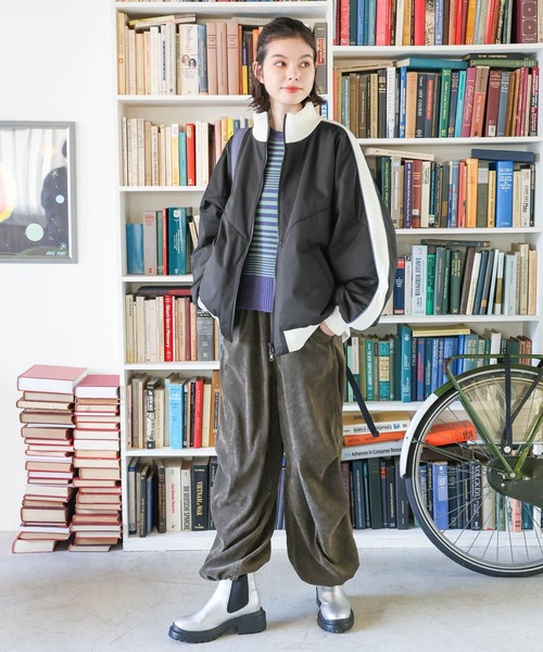 niko and…（ニコアンド） ブルゾン FREE ホワイト レディース