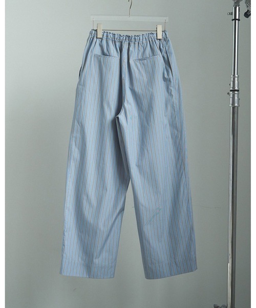 anuke パンツ Stripe Rough Pants レディース : ZOZOTOWN Yahoo