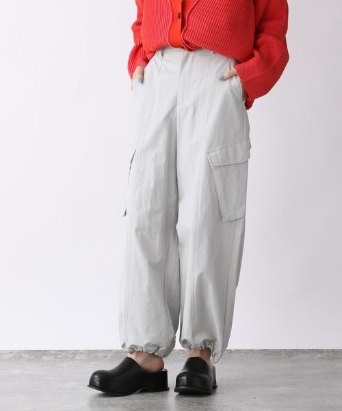 「JEANASIS」 カーゴパンツ MEDIUM ブラック レディース