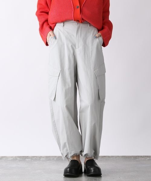 「JEANASIS」 カーゴパンツ MEDIUM ブラック レディース