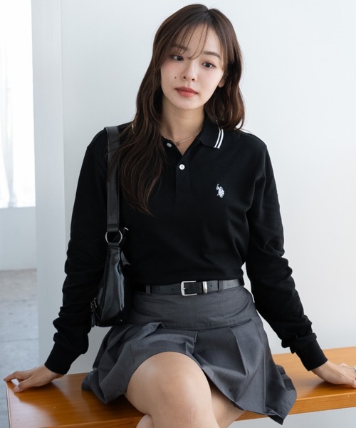 G/FORE 「G/FORE」 長袖ポロシャツ 38 ブラック レディース : ZOZOTOWN