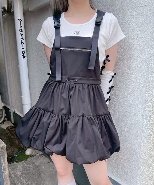 ワンピース lillilly set lilLilly（リルリリー） ワンピース フリルシャツベルトキャミワンピ