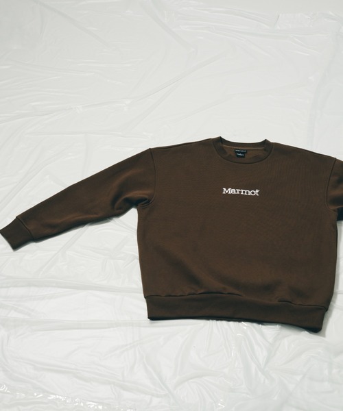 トレーナー スウェット 「Marmot/マーモット」 別注 ブランド刺繍ロゴ クルーネックスウェット レディース メンズ_6