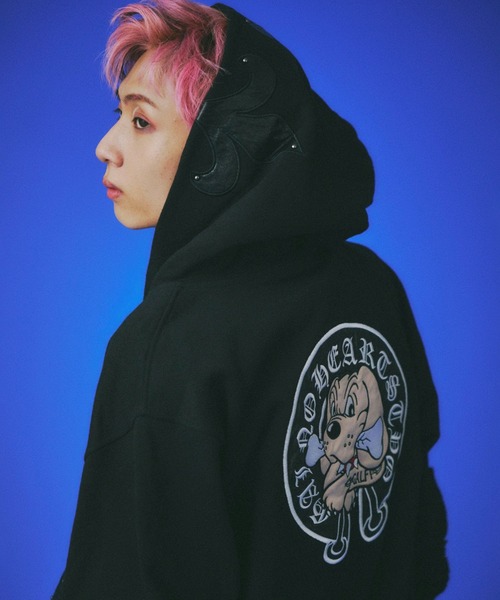 パーカー GALFY（ガルフィー）百合の紋紋スウェットジップパーカー