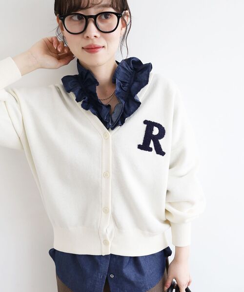 le.coeur blanc（ルクールブラン） カーディガン 再入荷「手洗い可能