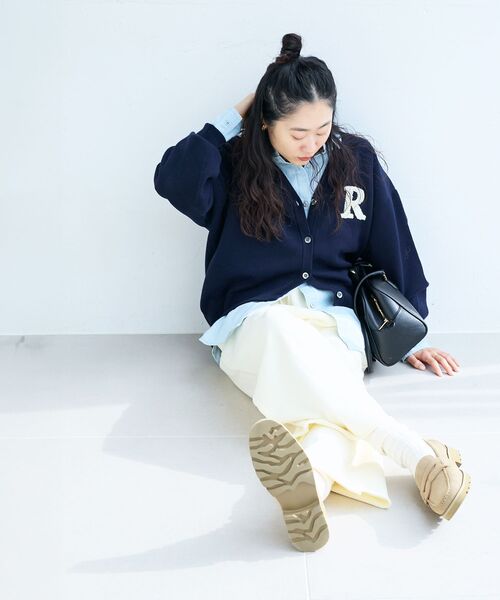le.coeur blanc（ルクールブラン） カーディガン 再入荷「手洗い可能