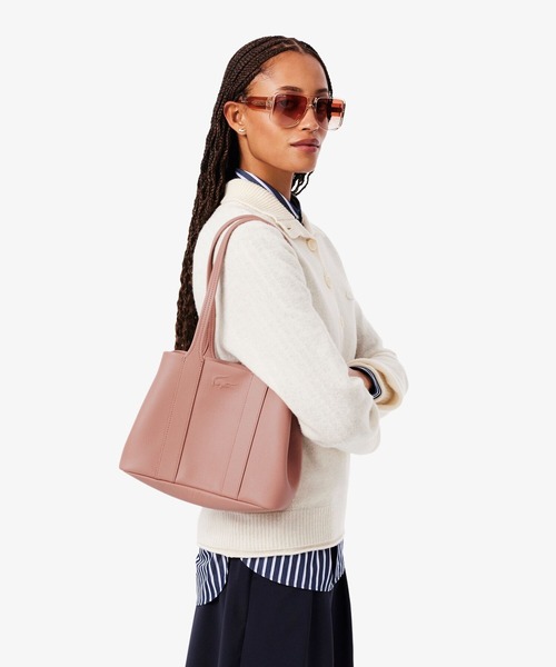 【新品・未使用】 ラコステ　レザートートバッグ LACOSTE（ラコステ） トートバッグ シティコート スモールレザートート