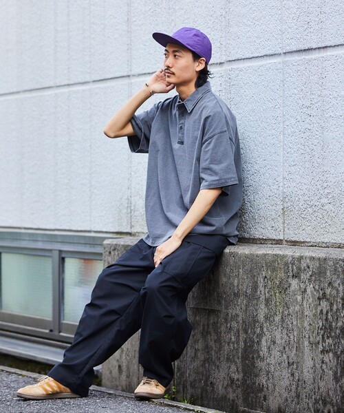 「FREAK'S STORE」 半袖ポロシャツ MEDIUM ブラック メンズ_画像3