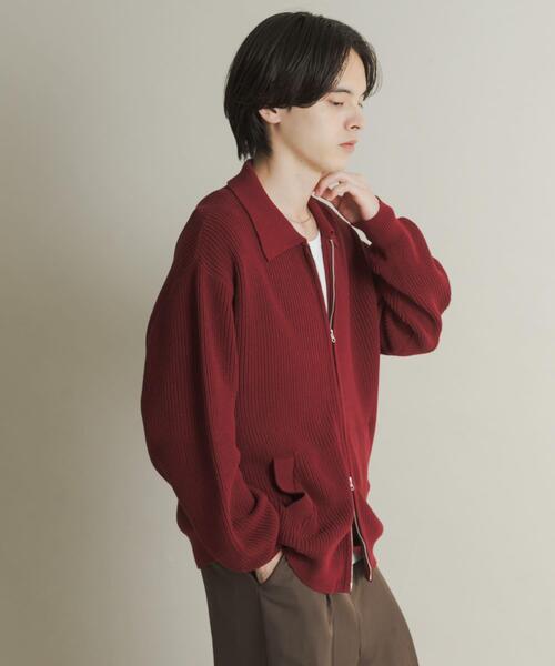 SENSE OF PLACE by URBAN RESEARCH セーター ニット ダブルジップ
