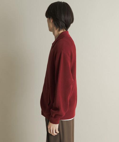 SENSE OF PLACE by URBAN RESEARCH カーディガン ダブルジップニット