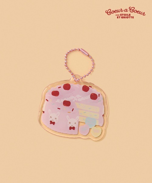 coeur a キーホルダー 「Etoile et Griotte×coeur coeur」アクリル