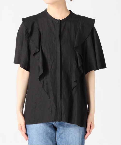 「FRAMeWORK」 半袖ブラウス FREE ブラック レディース_画像7