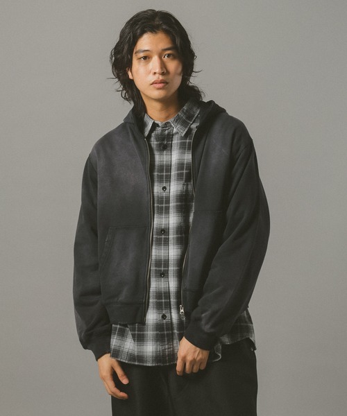 RAGEBLUE（レイジブルー） パーカー 「選べる着丈」VINTAGE DOUBLE ZIP