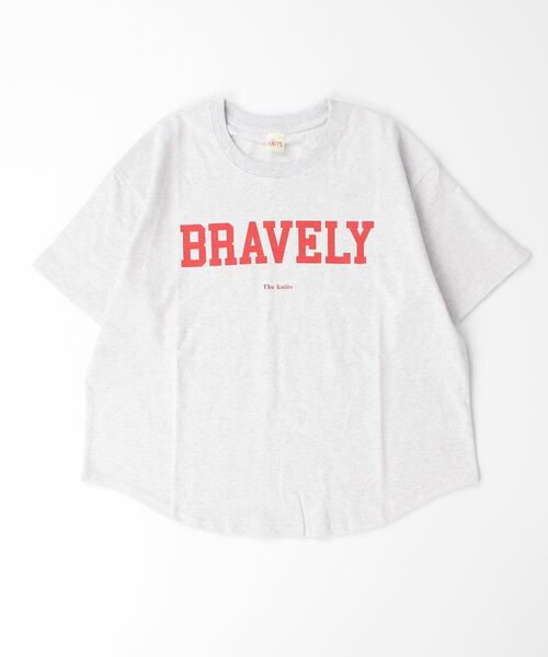 「SHIPS any」 半袖Tシャツ ONE SIZE ライトグレー レディース_画像2