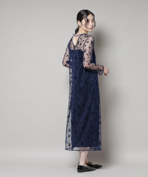 kaene（カエン） ドレス kaene/フロッキーベロア2wayドレス : ZOZOTOWN