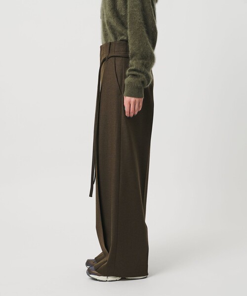 BEAUTY＆YOUTH UNITED ARROWS パンツ 毛ブレンド ハイウエスト タック