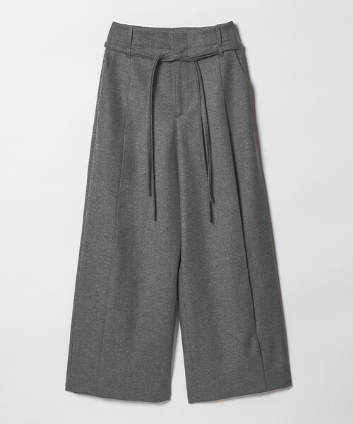 BEAUTY＆YOUTH UNITED ARROWS パンツ 毛ブレンド ハイウエスト タック