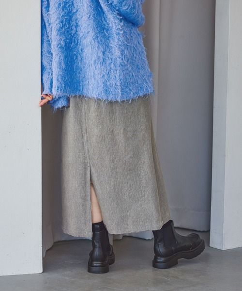 niko and…（ニコアンド） スカート シャンブレークシュタイトスカート