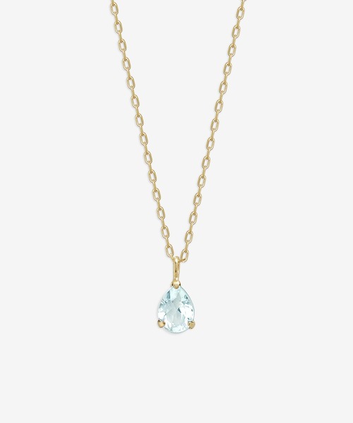 ESTELLE（エステール） ネックレス 3月誕生石 K10 イエローゴールド