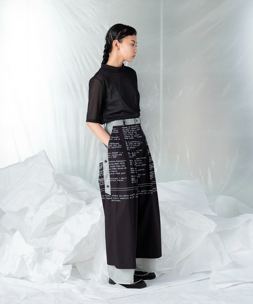 「mintdesigns」 半袖カットソー 2 ブルー レディース_画像10