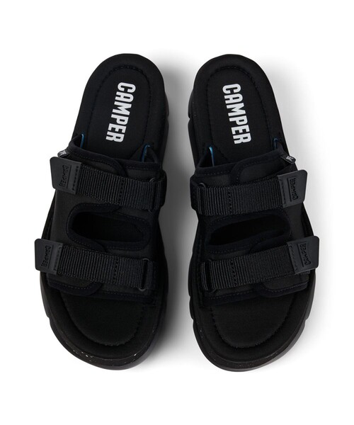 「CAMPER」 フラットサンダル 23.5cm ブラック レディース_画像4