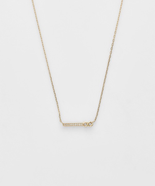 定価63800円　agete K10ダイヤモンドネックレス agete（アガット） ネックレス K10ダイヤモンドネックレス（0.01ct