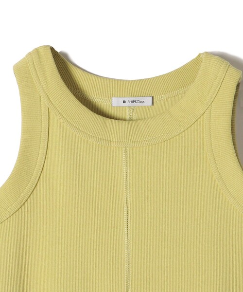 「SHIPS Days」 ノースリーブワンピース ONE SIZE ダークブラウン レディース_画像6